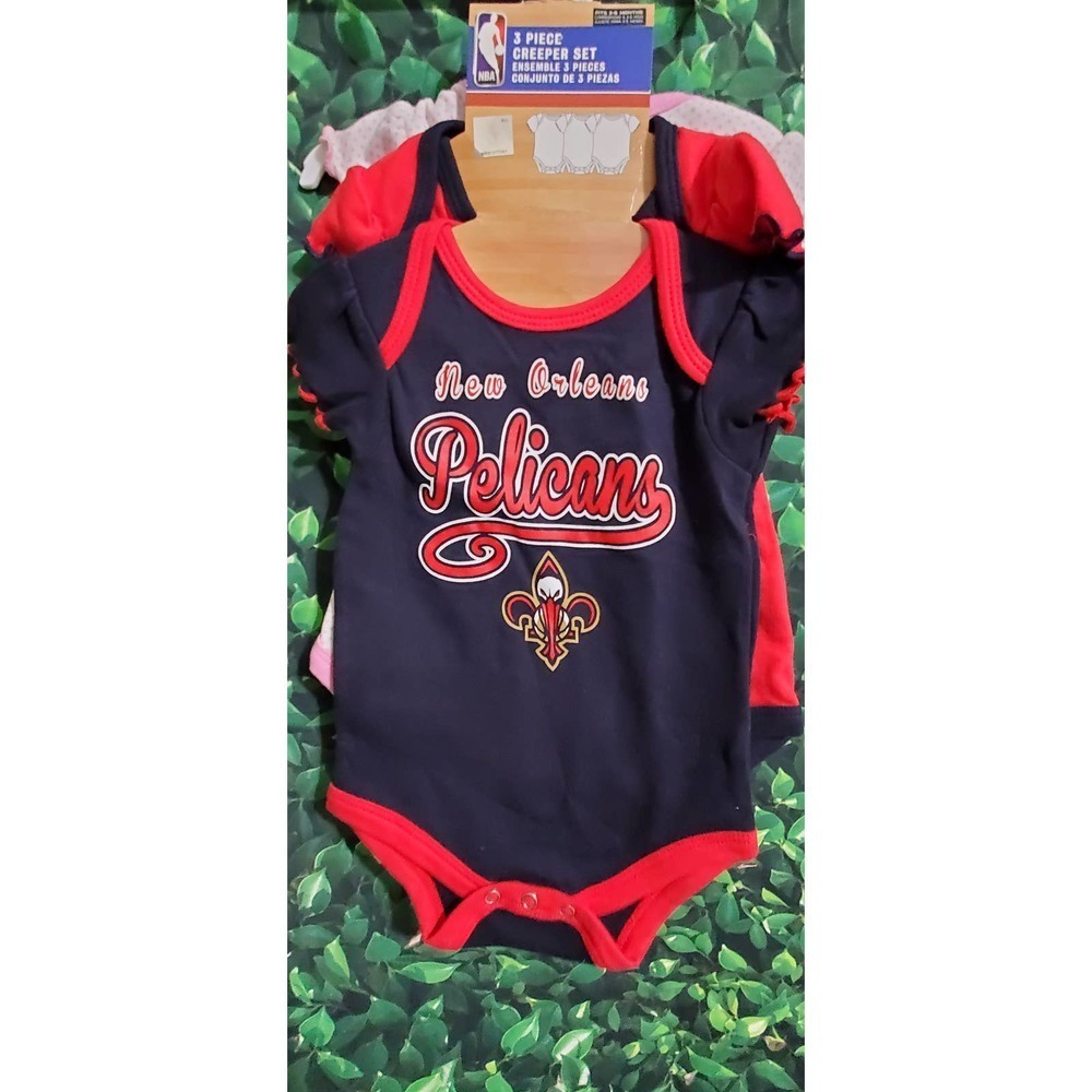 NBA New Orleans Pelicans Girls' Baby Onesies 3-6months